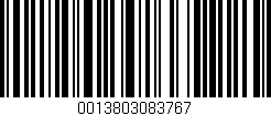 Código de barras (EAN, GTIN, SKU, ISBN): '0013803083767'