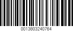 Código de barras (EAN, GTIN, SKU, ISBN): '0013803240764'