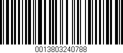 Código de barras (EAN, GTIN, SKU, ISBN): '0013803240788'