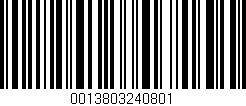 Código de barras (EAN, GTIN, SKU, ISBN): '0013803240801'