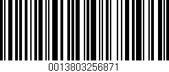 Código de barras (EAN, GTIN, SKU, ISBN): '0013803256871'