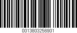 Código de barras (EAN, GTIN, SKU, ISBN): '0013803256901'