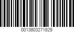 Código de barras (EAN, GTIN, SKU, ISBN): '0013803271829'
