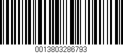Código de barras (EAN, GTIN, SKU, ISBN): '0013803286793'