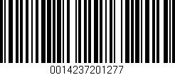 Código de barras (EAN, GTIN, SKU, ISBN): '0014237201277'