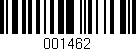 Código de barras (EAN, GTIN, SKU, ISBN): '001462'