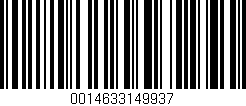 Código de barras (EAN, GTIN, SKU, ISBN): '0014633149937'