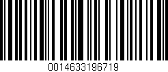 Código de barras (EAN, GTIN, SKU, ISBN): '0014633196719'
