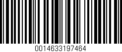 Código de barras (EAN, GTIN, SKU, ISBN): '0014633197464'