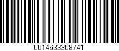Código de barras (EAN, GTIN, SKU, ISBN): '0014633368741'