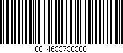 Código de barras (EAN, GTIN, SKU, ISBN): '0014633730388'