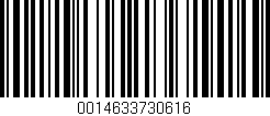 Código de barras (EAN, GTIN, SKU, ISBN): '0014633730616'