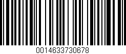 Código de barras (EAN, GTIN, SKU, ISBN): '0014633730678'