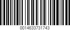Código de barras (EAN, GTIN, SKU, ISBN): '0014633731743'