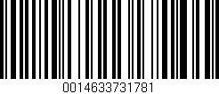 Código de barras (EAN, GTIN, SKU, ISBN): '0014633731781'