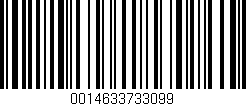 Código de barras (EAN, GTIN, SKU, ISBN): '0014633733099'