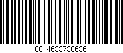 Código de barras (EAN, GTIN, SKU, ISBN): '0014633738636'