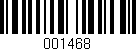 Código de barras (EAN, GTIN, SKU, ISBN): '001468'