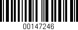 Código de barras (EAN, GTIN, SKU, ISBN): '00147246'