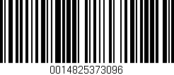 Código de barras (EAN, GTIN, SKU, ISBN): '0014825373096'