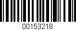 Código de barras (EAN, GTIN, SKU, ISBN): '00153218'