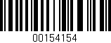 Código de barras (EAN, GTIN, SKU, ISBN): '00154154'
