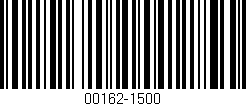 Código de barras (EAN, GTIN, SKU, ISBN): '00162-1500'
