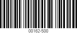 Código de barras (EAN, GTIN, SKU, ISBN): '00162-500'