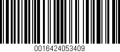 Código de barras (EAN, GTIN, SKU, ISBN): '0016424053409'