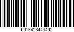 Código de barras (EAN, GTIN, SKU, ISBN): '0016426448432'