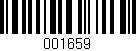 Código de barras (EAN, GTIN, SKU, ISBN): '001659'