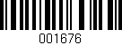 Código de barras (EAN, GTIN, SKU, ISBN): '001676'
