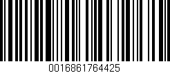Código de barras (EAN, GTIN, SKU, ISBN): '0016861764425'