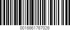 Código de barras (EAN, GTIN, SKU, ISBN): '0016861787028'