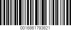 Código de barras (EAN, GTIN, SKU, ISBN): '0016861793821'