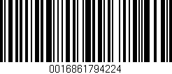 Código de barras (EAN, GTIN, SKU, ISBN): '0016861794224'