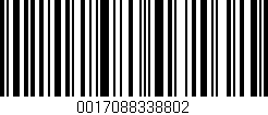 Código de barras (EAN, GTIN, SKU, ISBN): '0017088338802'