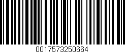 Código de barras (EAN, GTIN, SKU, ISBN): '0017573250664'