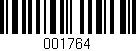 Código de barras (EAN, GTIN, SKU, ISBN): '001764'