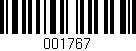 Código de barras (EAN, GTIN, SKU, ISBN): '001767'