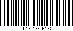 Código de barras (EAN, GTIN, SKU, ISBN): '0017817686174'