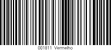Código de barras (EAN, GTIN, SKU, ISBN): '001811|Vermelho'