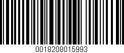 Código de barras (EAN, GTIN, SKU, ISBN): '0018208015993'