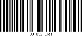 Código de barras (EAN, GTIN, SKU, ISBN): '001832|Lilás'