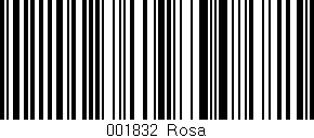 Código de barras (EAN, GTIN, SKU, ISBN): '001832|Rosa'