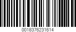 Código de barras (EAN, GTIN, SKU, ISBN): '0018376231614'