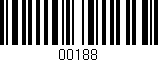 Código de barras (EAN, GTIN, SKU, ISBN): '00188'