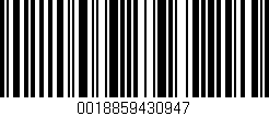 Código de barras (EAN, GTIN, SKU, ISBN): '0018859430947'