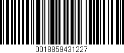 Código de barras (EAN, GTIN, SKU, ISBN): '0018859431227'