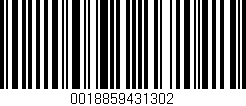 Código de barras (EAN, GTIN, SKU, ISBN): '0018859431302'